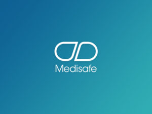 Medisafe Logo on Green Background