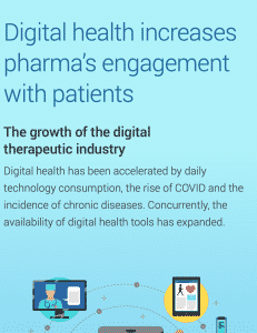 Digital health infographic